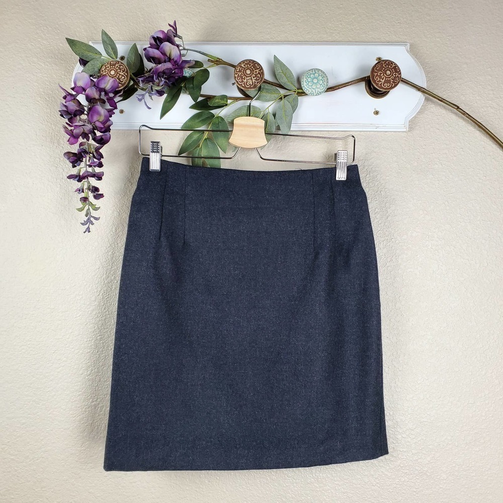 Collectible Gold by Giorgio Sant Angelo Wool Pencil Skirt